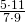 \ \frac {5\cdot 11}{7\cdot 9}